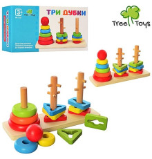 Деревянная игрушка Пирамидка-ключ (MD1321)